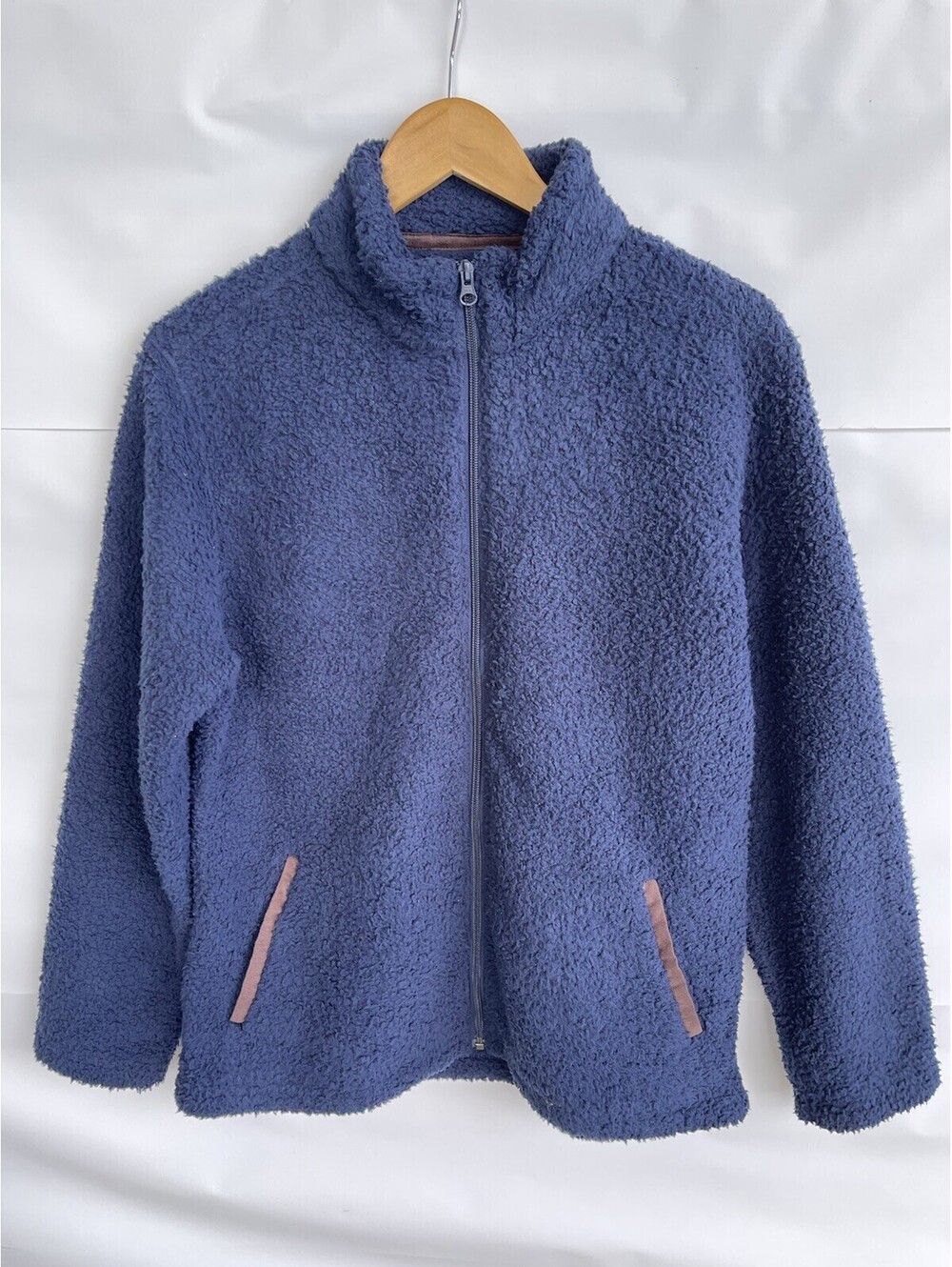 Womens Horn Legend super soft Pocket Blue zip pullowe size L’